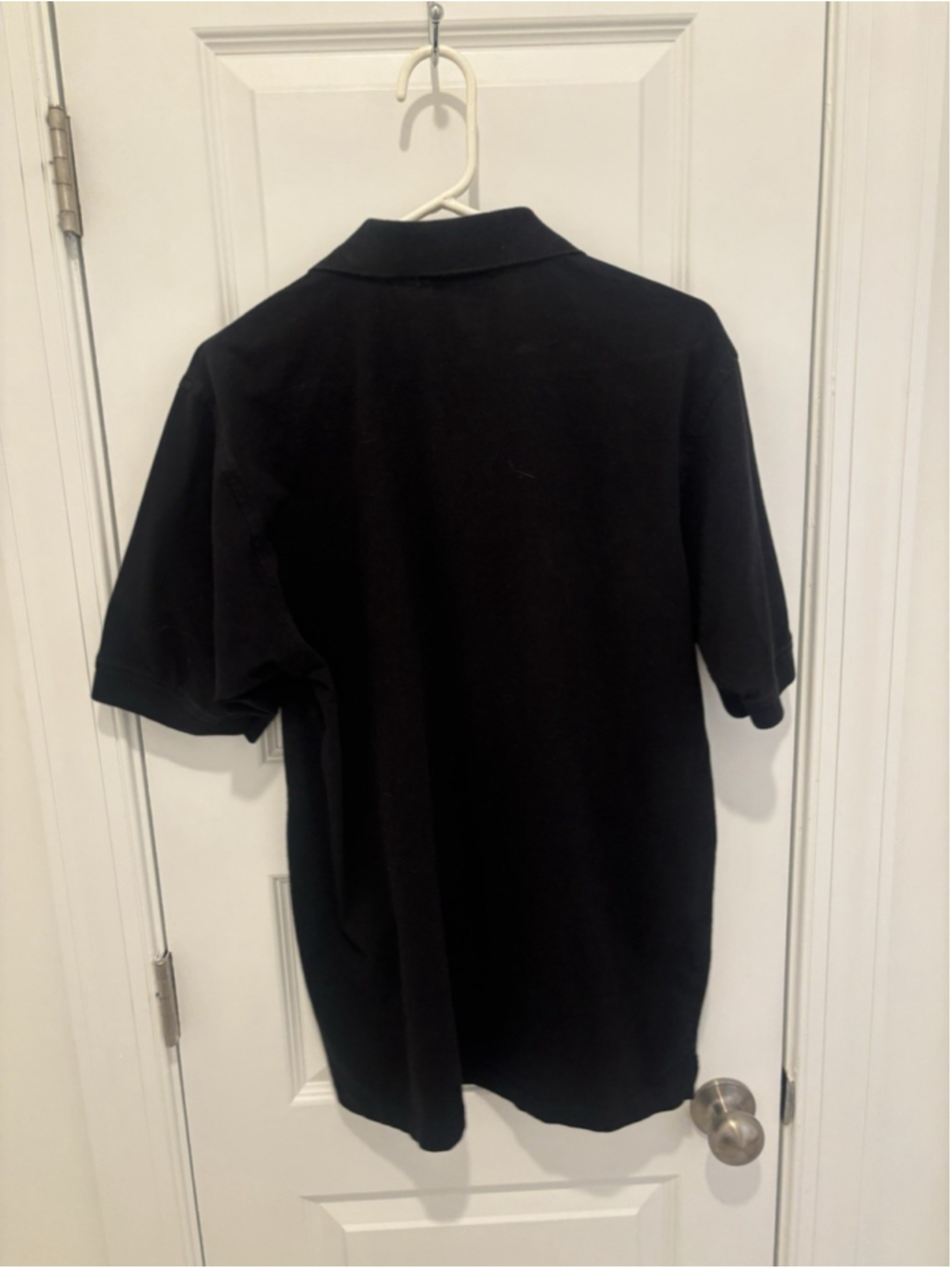Vintage Harley Davidson Flames Polo Shirt Black Graphic Embroidered Mens - Picture 6 of 8